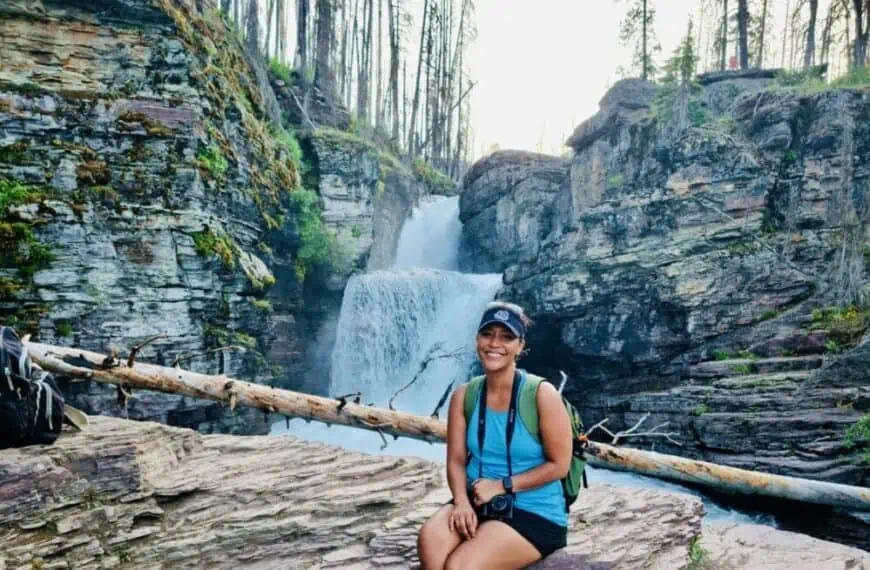 Alexandrea Sumuel at Glacier National Park