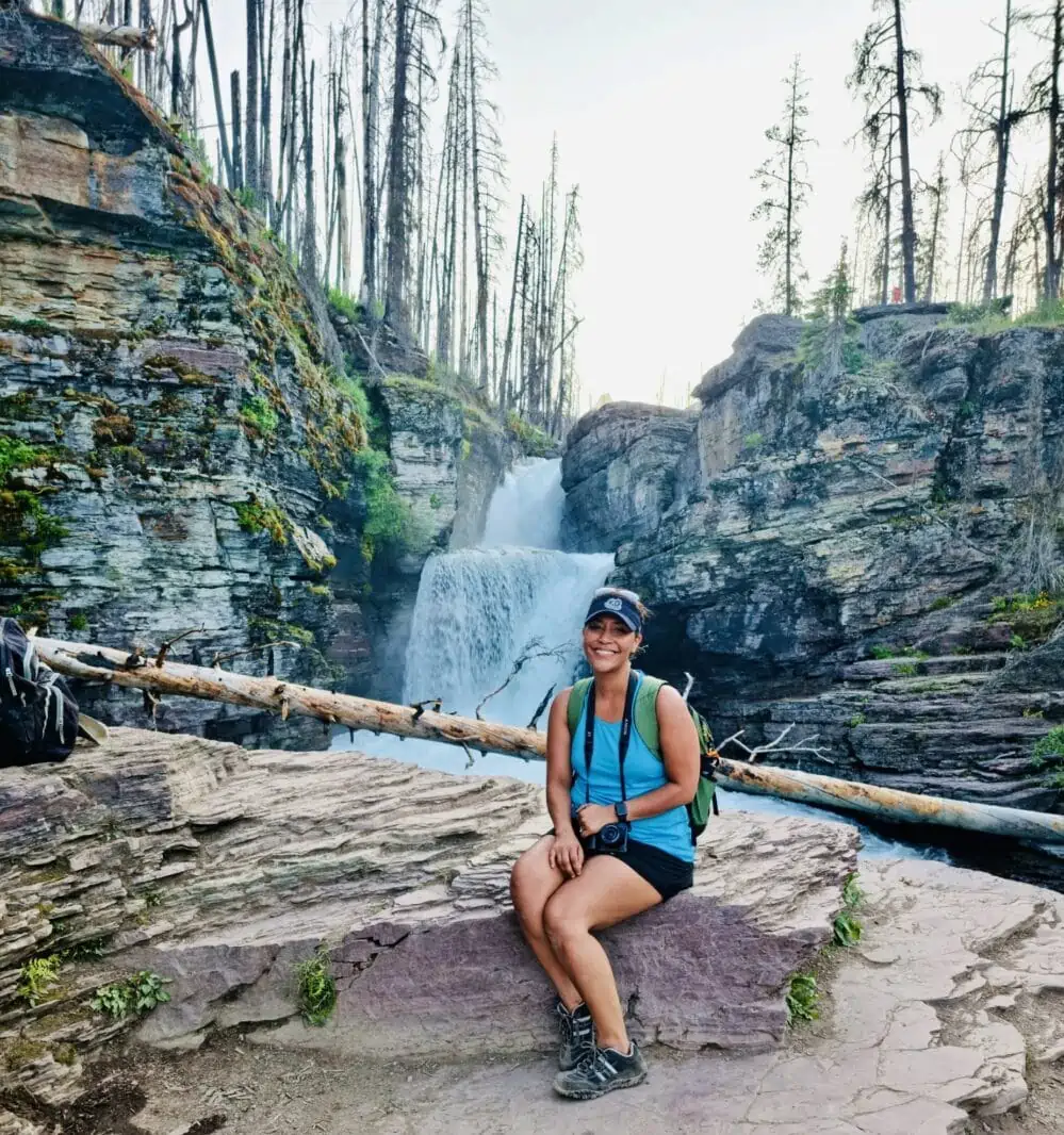 Alexandrea Sumuel at Glacier National Park