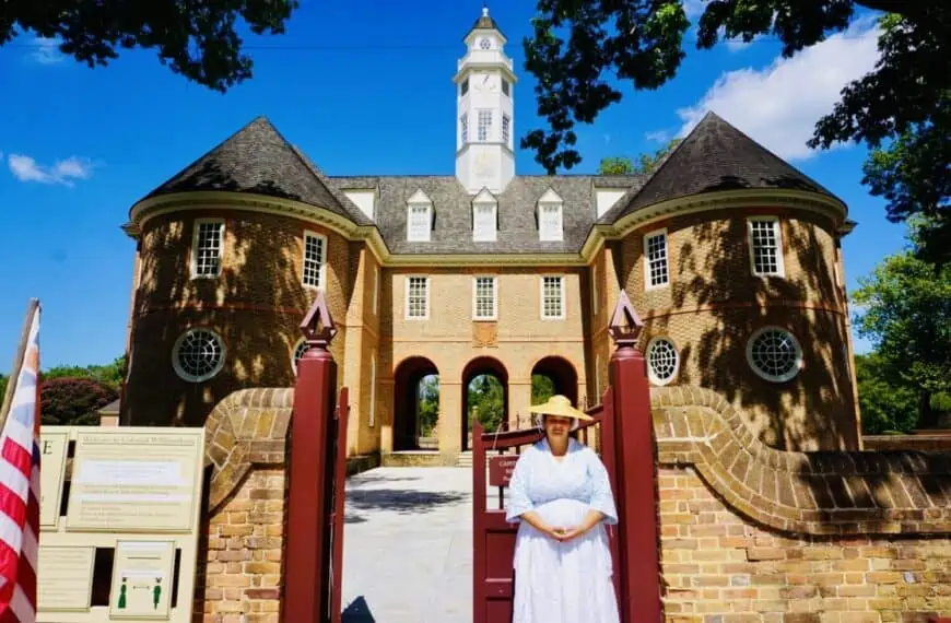 The Capitol Building in Colonial Williamsburg, VA