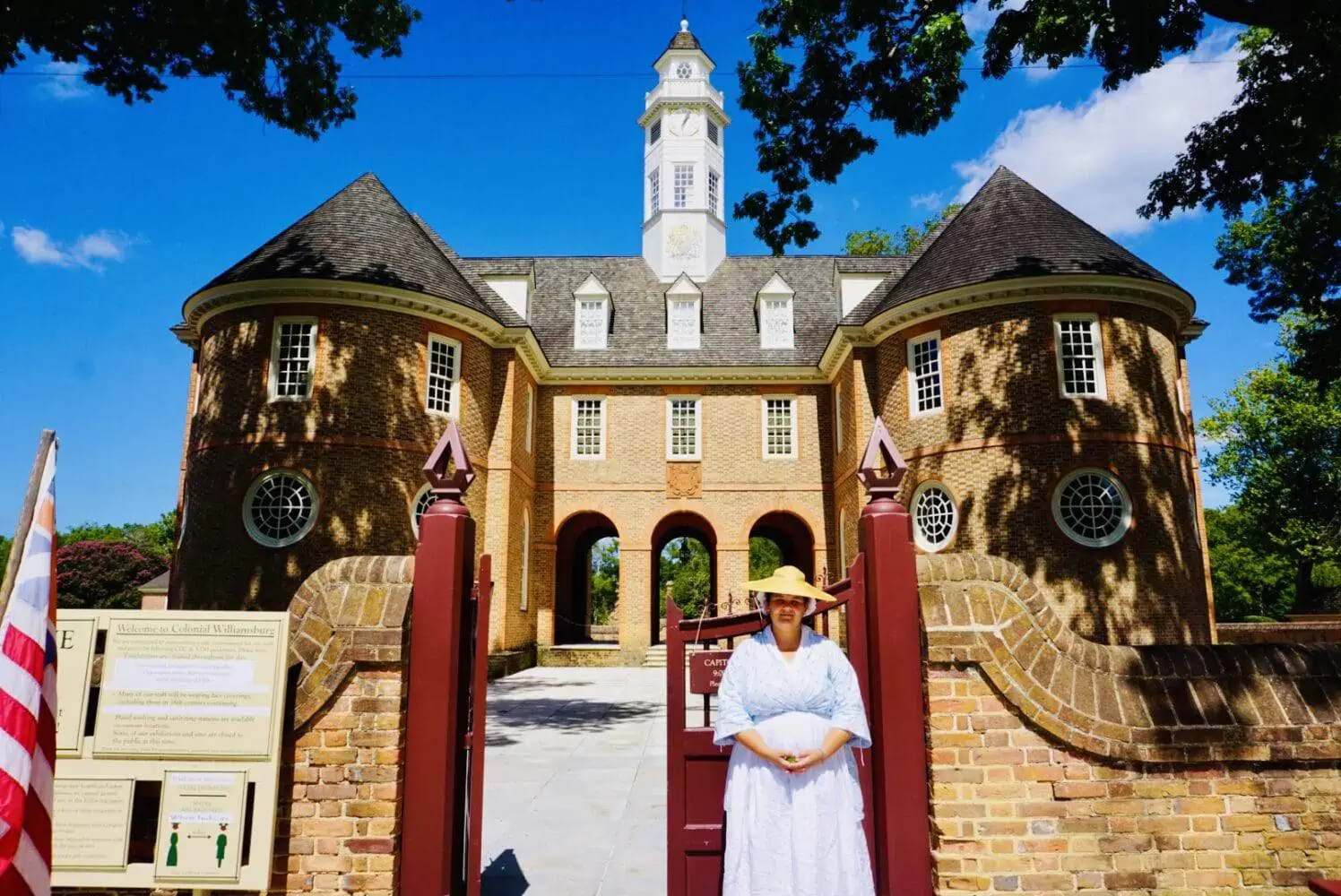 The Capitol Building in Colonial Williamsburg, VA