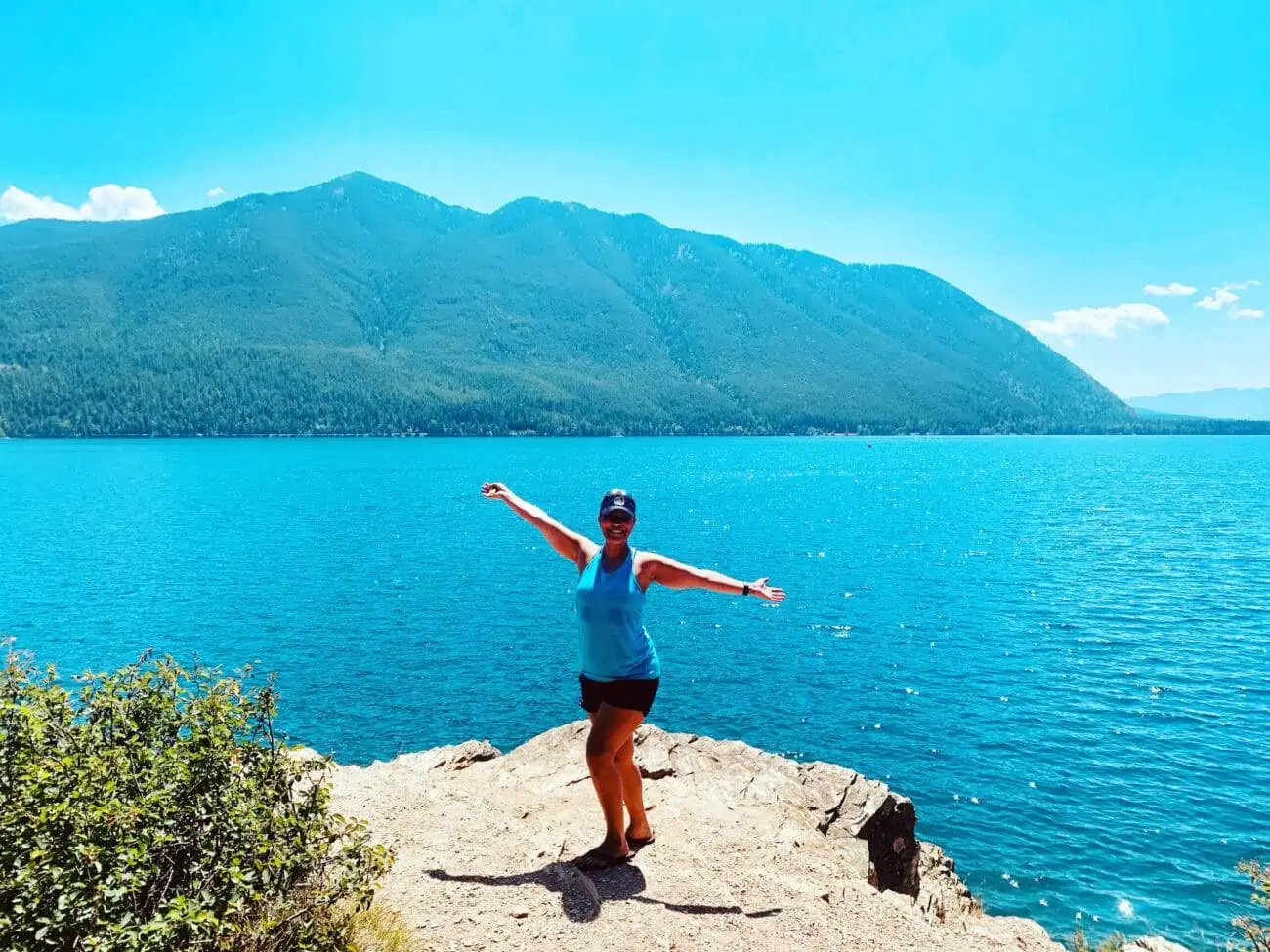 Alexandrea Sumuel Groves at Lake McDonald in Glacier National Park in Montana. 