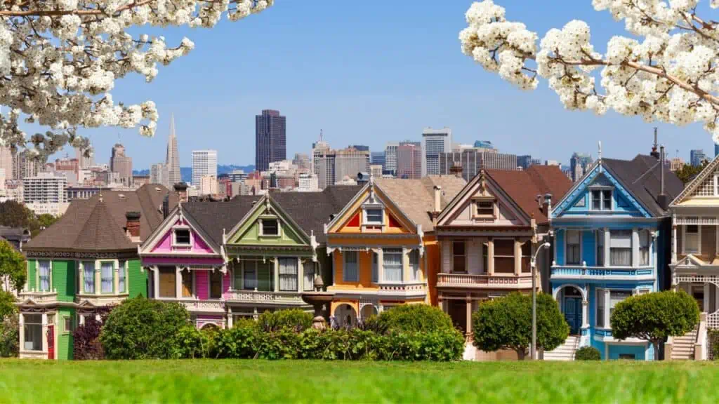 Painted Ladies in San Francisco, CA