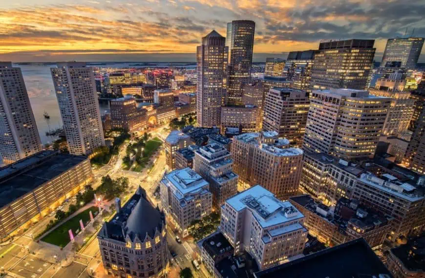 View of Boston, MA