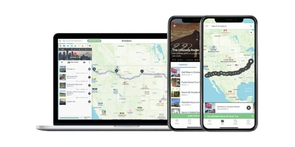 Roadtrippers app