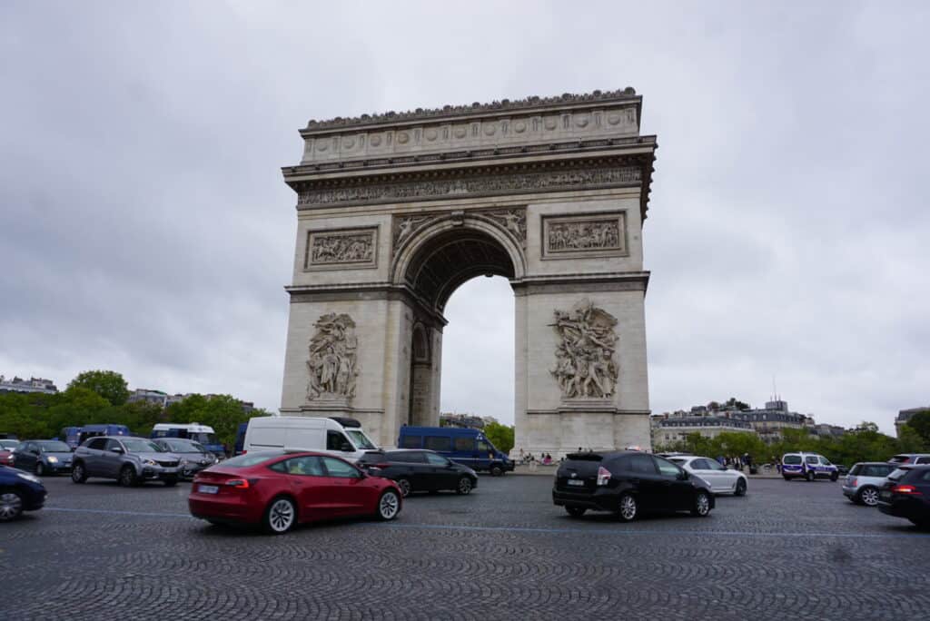 Arc de Triomphe in Paris, France