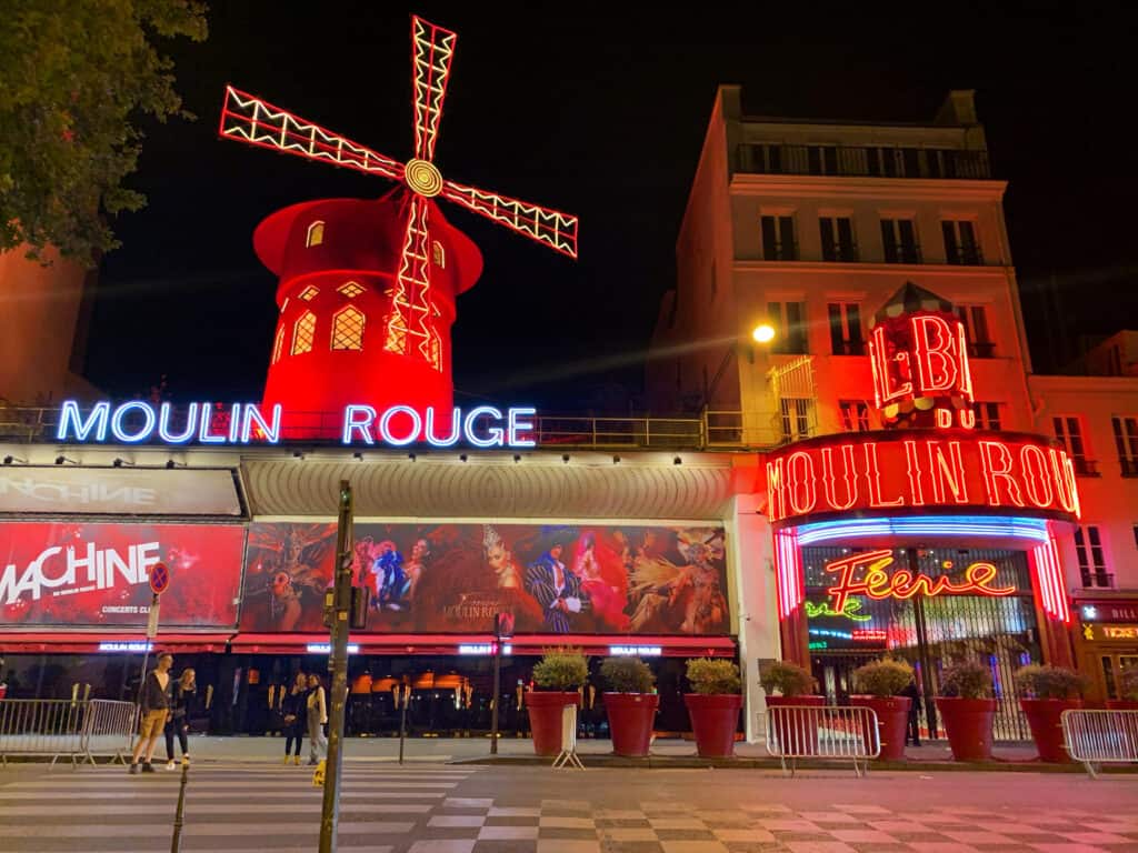 Moulin Rouge in Paris France