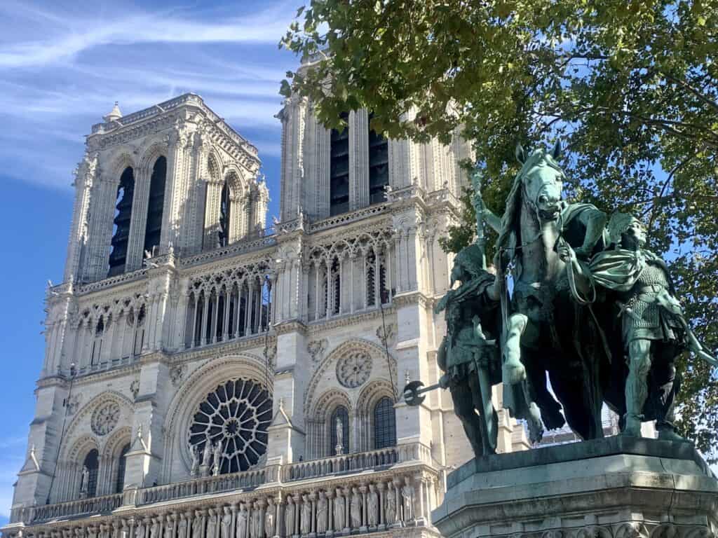 Notre Dame in Paris France