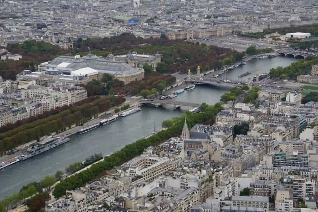 Top of the Eiffel Tower Paris, France