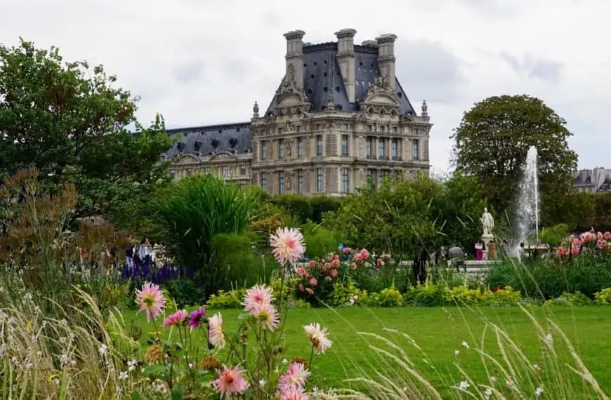 Tuileries Garden in Paris, France