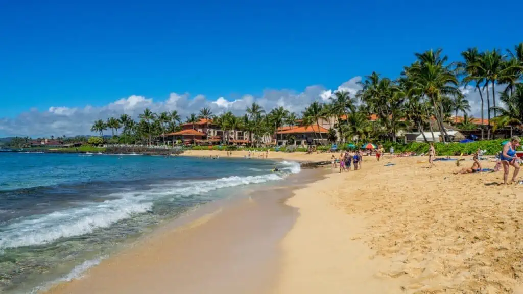 Poipu Beach, Kauai, Hawaii