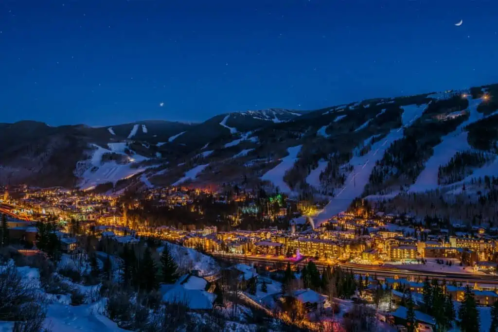 Vail Ski Resort in Colorado