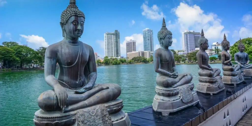 Temple in Colombo, Sri Lanka