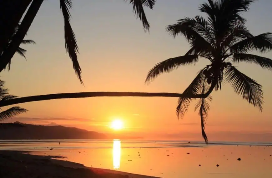 fiji sunset