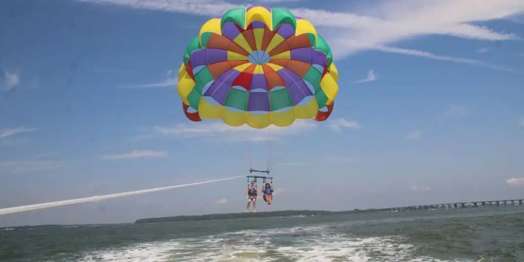 Parasilaing OCMD Assawoman Bay