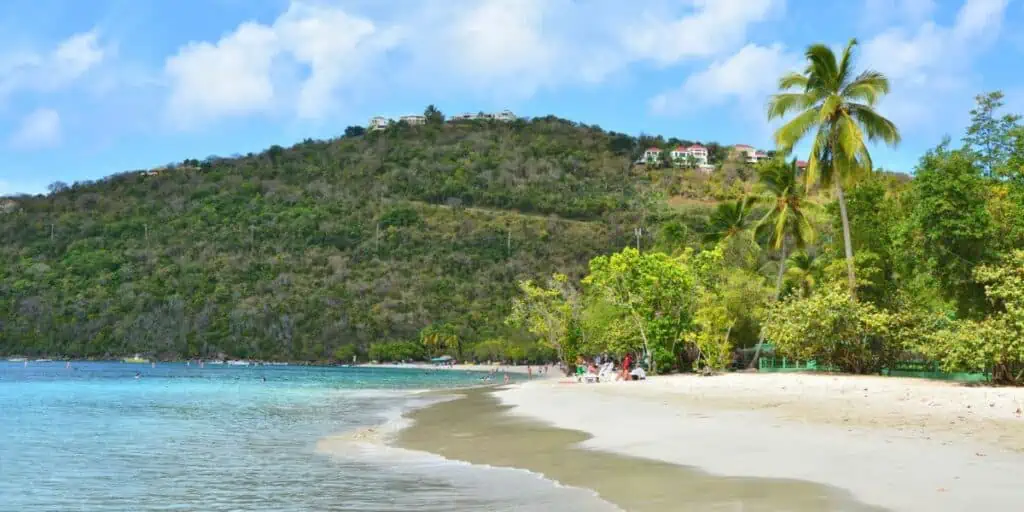 Magens Bay beach St. Thomas USVI