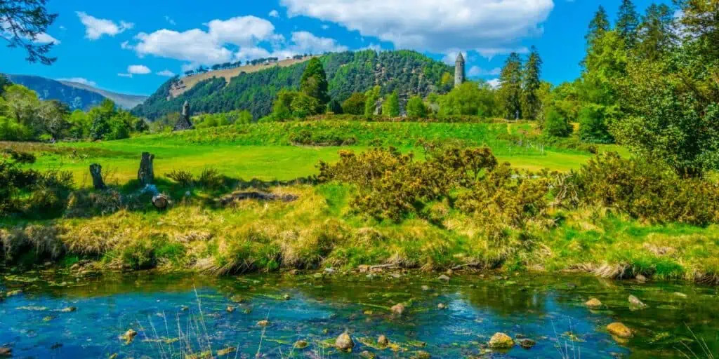 Dublin, Ireland - Wicklow - Ruins of Glendalough