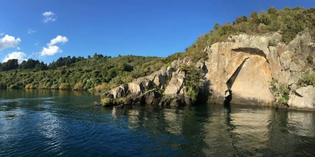 Taupo - Maori Rock - North Island, New Zealand