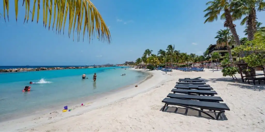 Mambo Beach in Curacao