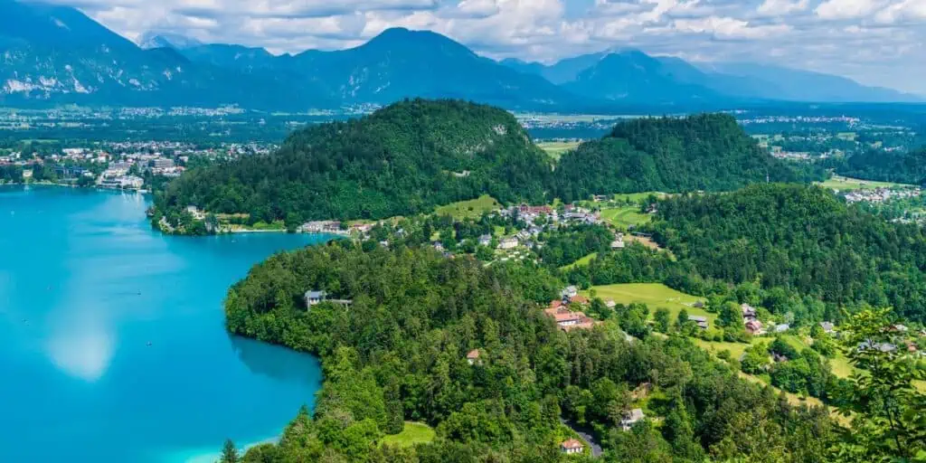 View from Mala Osojnica - Bled, Slovenia