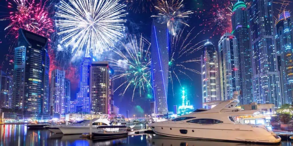 Dubai, UAE NYE Fireworks