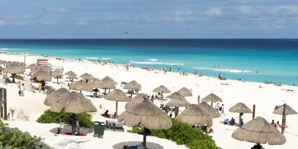 Playa Delfines in Cancun, Mexico