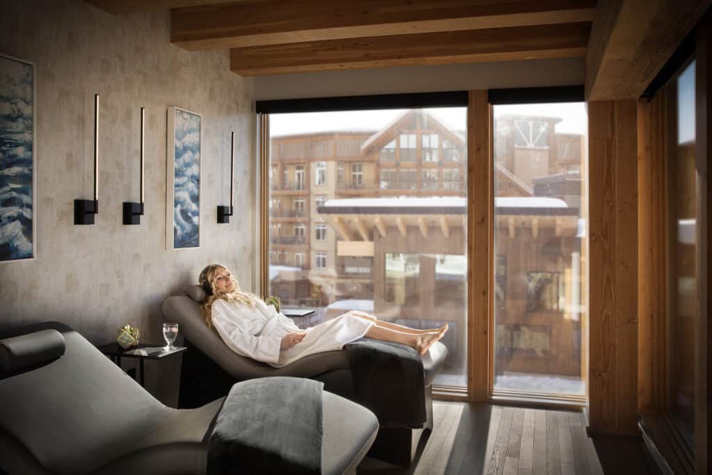 Schweitzer's Cambium spa sound lounge in Idaho