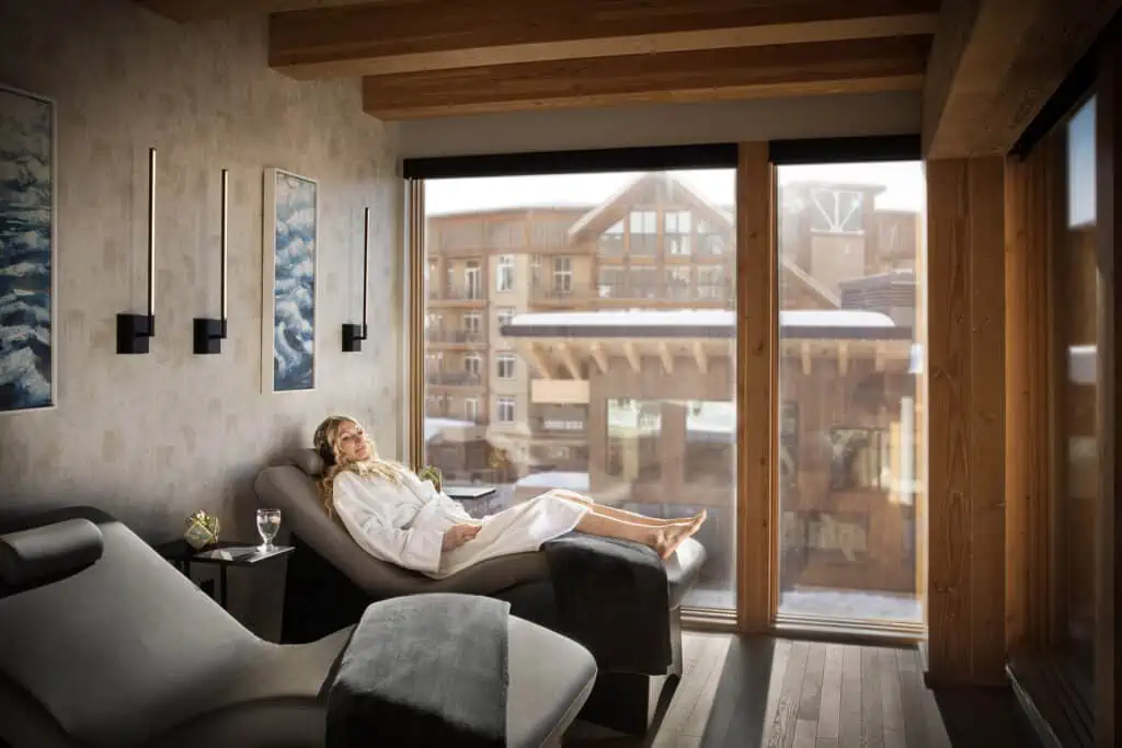 Schweitzer's Cambium spa sound lounge in Idaho