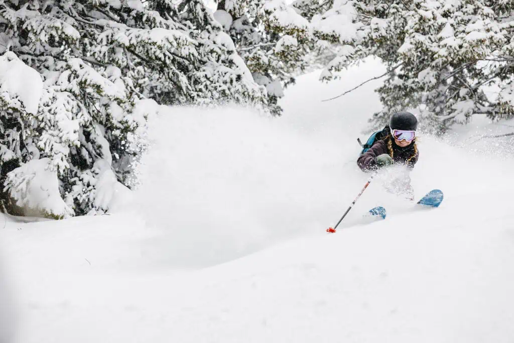 Skiing Sun Valley Resort's glades