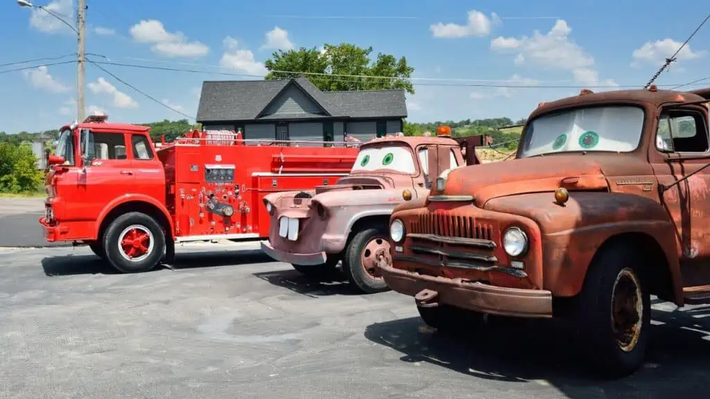 Cars on the Route in Galena, Kansas