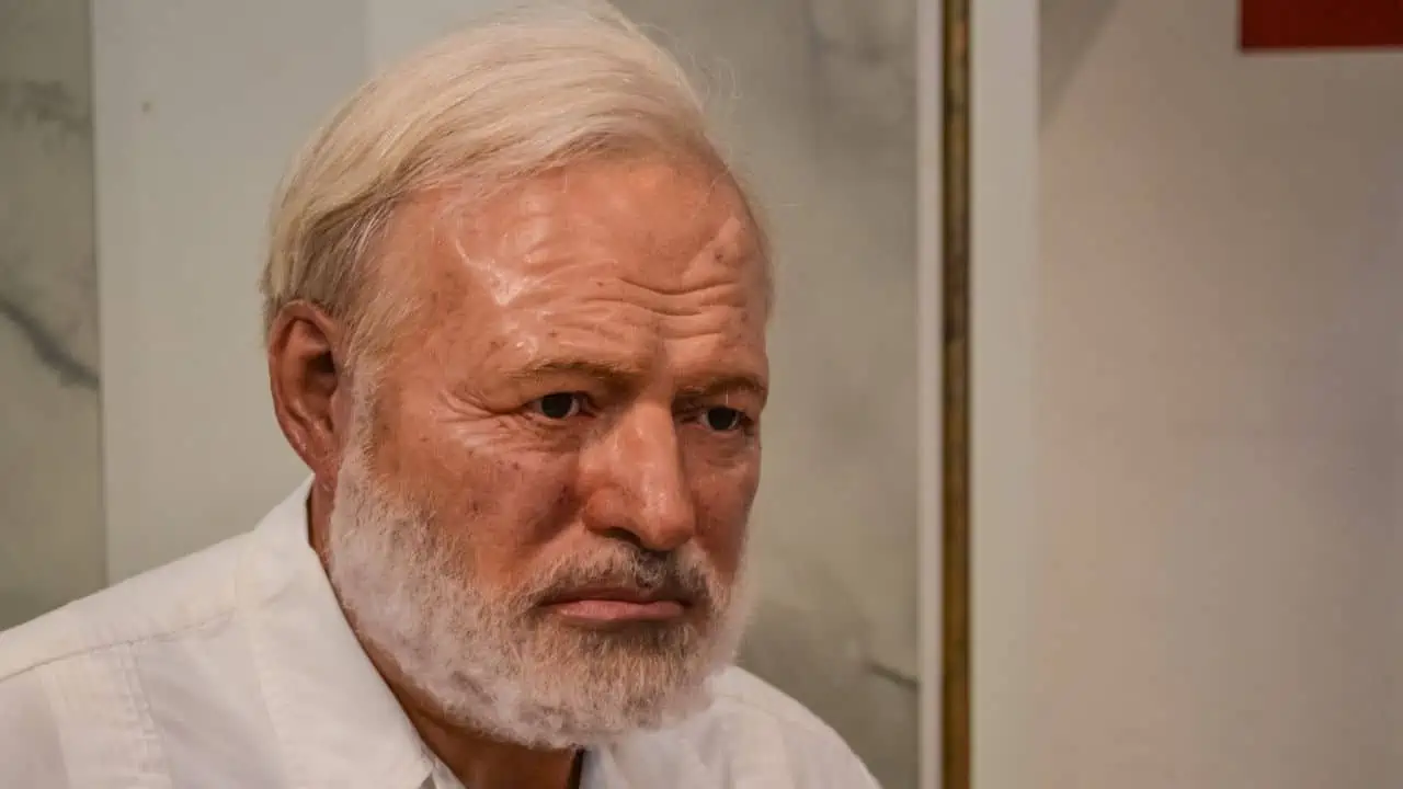 Ernest Hemmingway - Madame-Tussauds Museum in New York