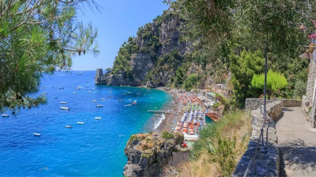 Fornillo Beach, Positano Italy