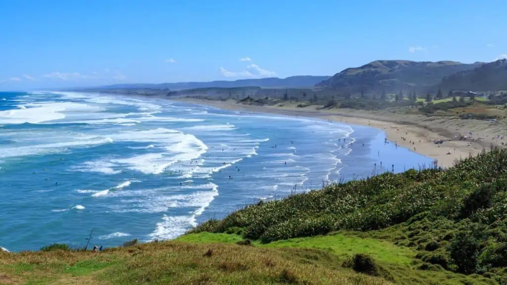 Muriwai Beach in New Zealand