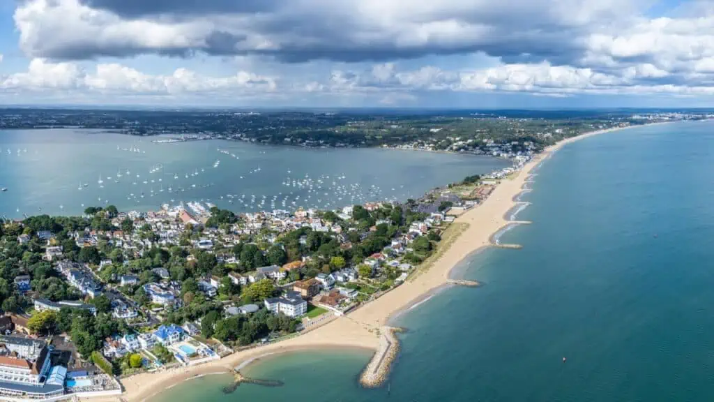 Sandbanks Beach in the UK