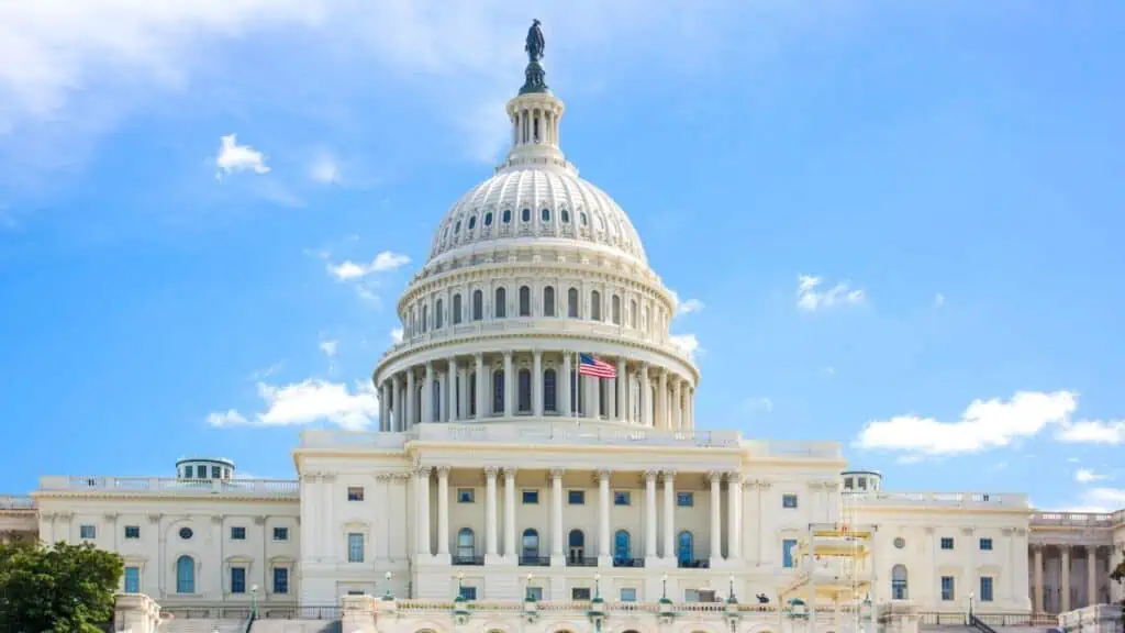 United States Capitol Building in Washington DC