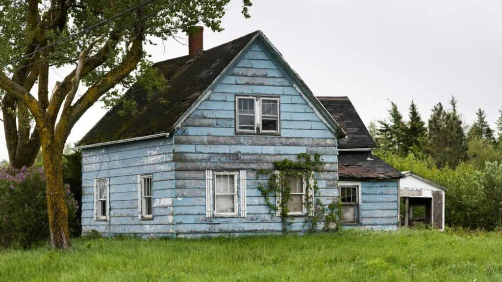 abandoned home