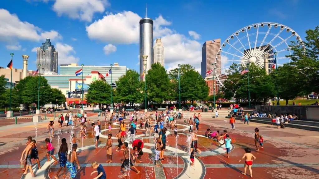 Centennial Olympic Park in Atlanta, GA