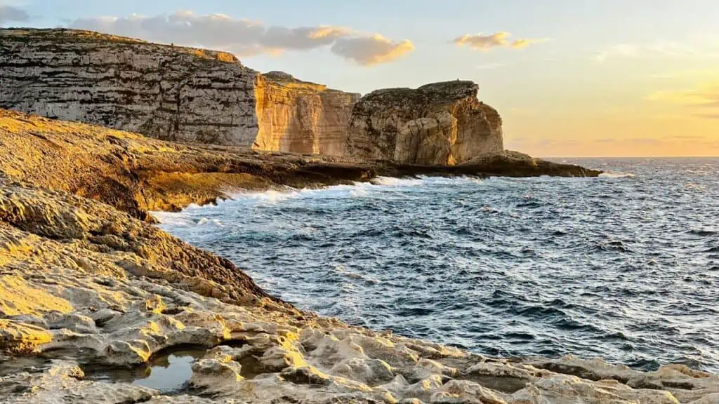 Dwejra Bay in Gozo