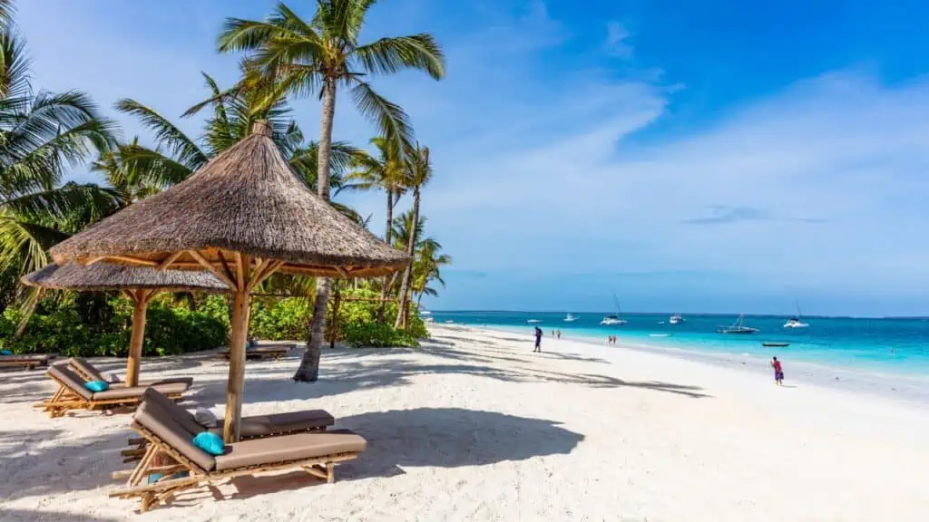 Kendwa Beach on Zanzibar Island