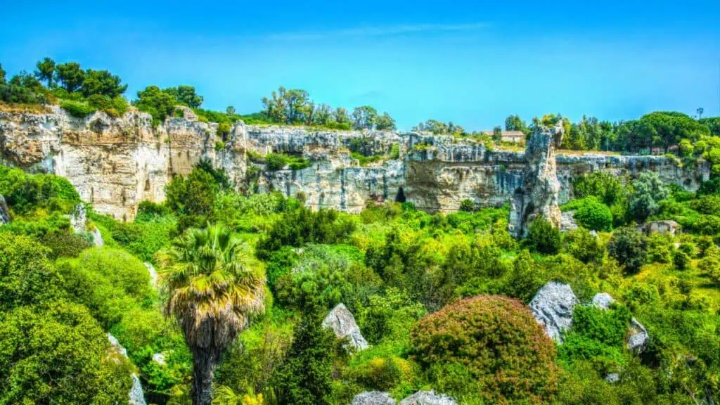 Neapolis Archaeological Park, Syracuse in Sicily, Italy