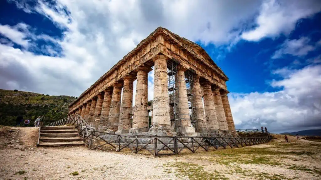 Temple of Segesta in Sicily, Italy