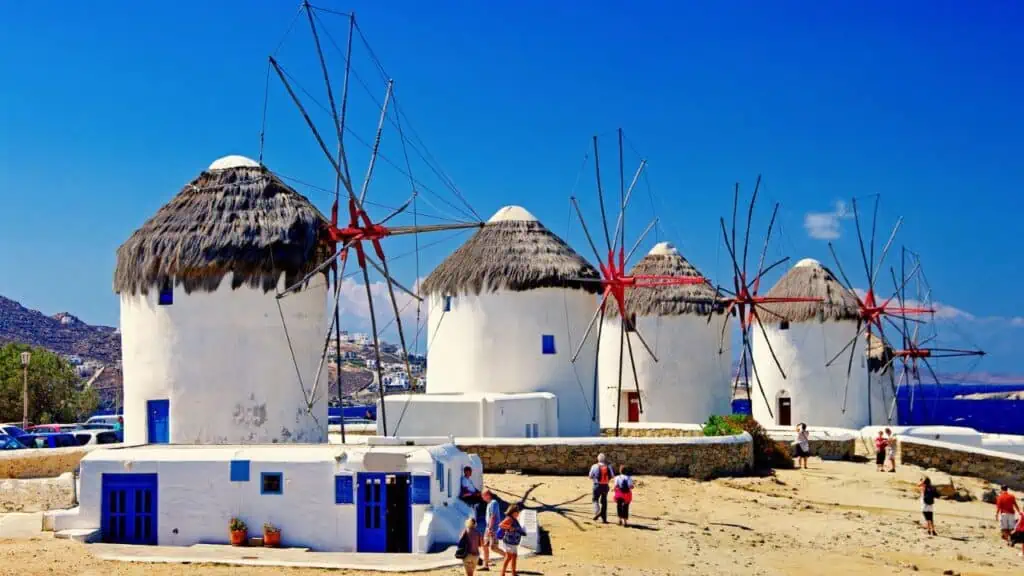 Windmills of Mykonos, Greece