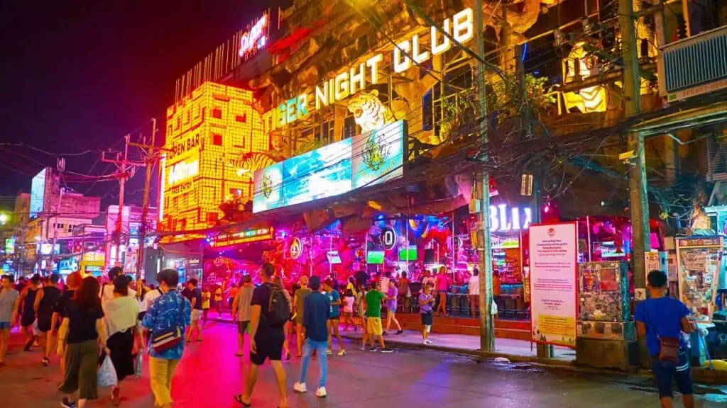 Bangla Road, Patong in Phuket, Thailand