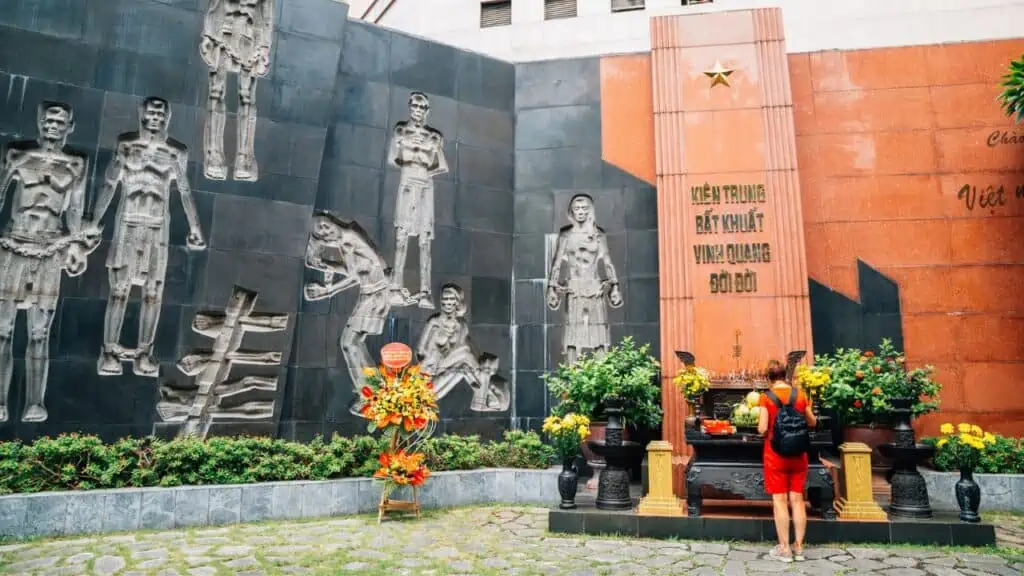 Hoa Lo Prison Museum in Hanoi, Vietnam