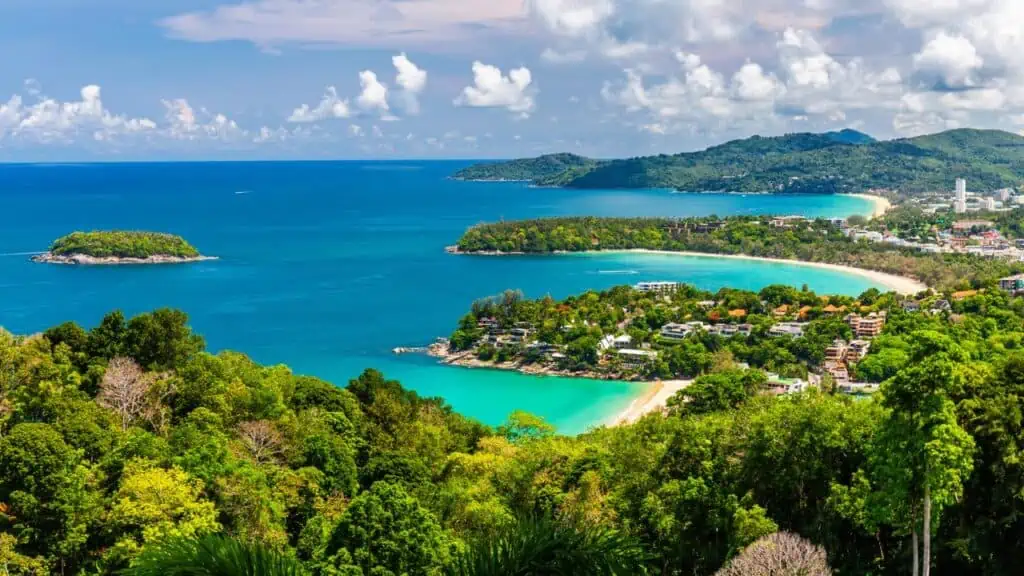 Karon, Kata and Kata Noi Beach in Phuket, Thailand