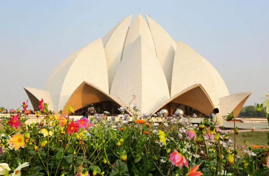 Lotus Temple of the Bahai Faith in Dehli, India