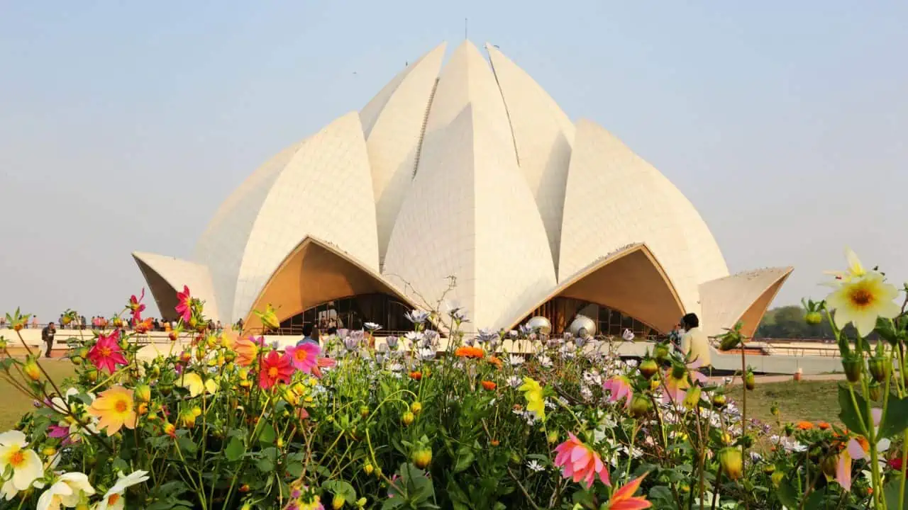 Lotus Temple of the Bahai Faith in Dehli, India