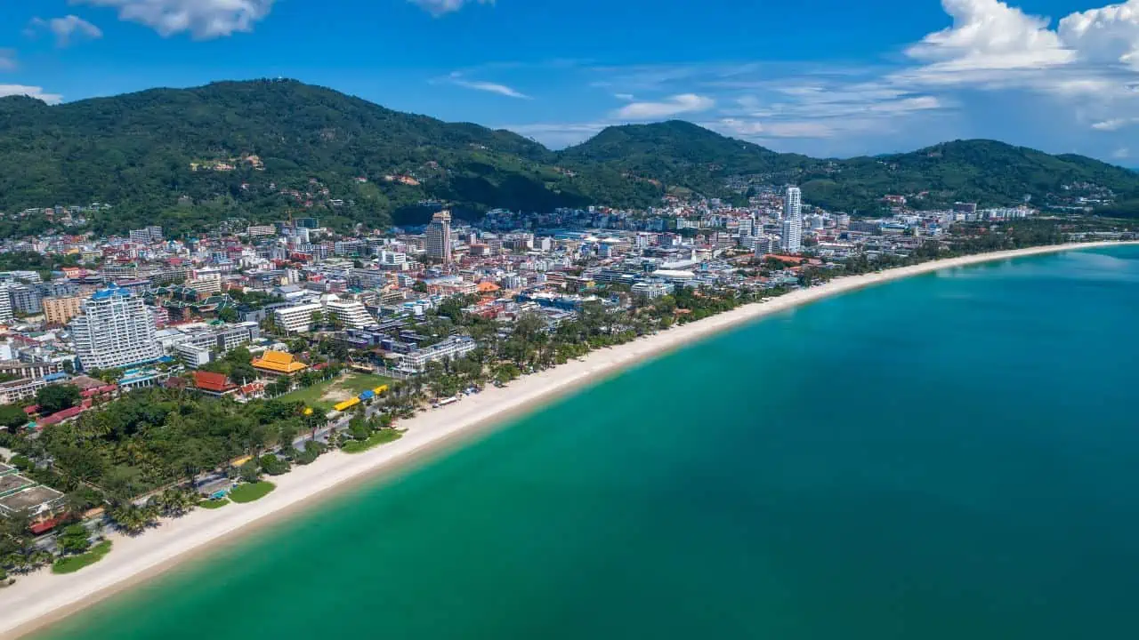 Patong Beach in Phuket, Thailand