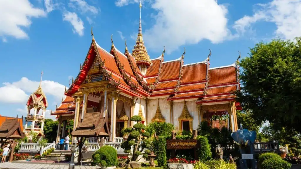 Wat Chalong in Phuket, Thailand