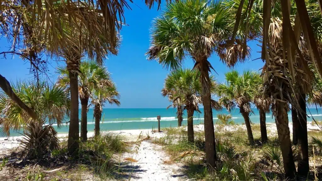 Caladesi Island State Park in Dunedin, Florida