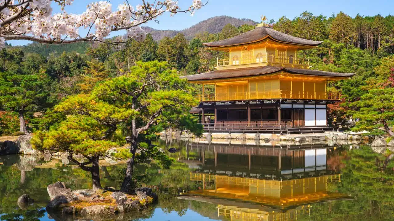 Kinkaku-ji Temple in Kyoto, Japan